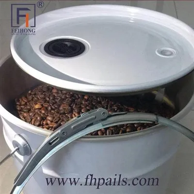 Baldi Tertutup Biji Kopi Keluli Tahan Karat